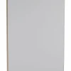 Sponplate not/fjær og v-fuge 12x620x2390 mm hvit strie