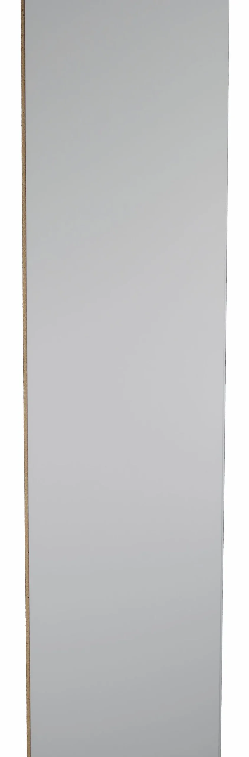 Sponplate not/fjær og v-fuge 12x620x2390 mm hvit strie