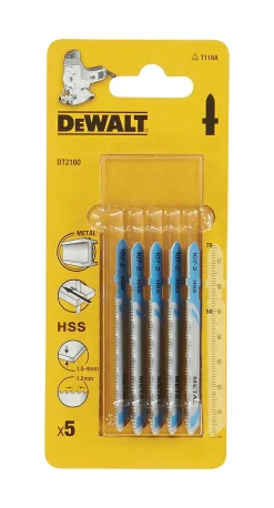 Stikksagblad for aluminium dt2160 5 stk