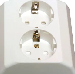 Stkkontakt 2-V M/J innfelt polarn