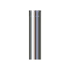 Stålpipe ø150 uisolert 550m bp black paint