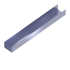 Stålprofil u 70-0,46 3000 mm skinne svill lettvegg