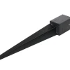 Stolpespyd 90 mm sort