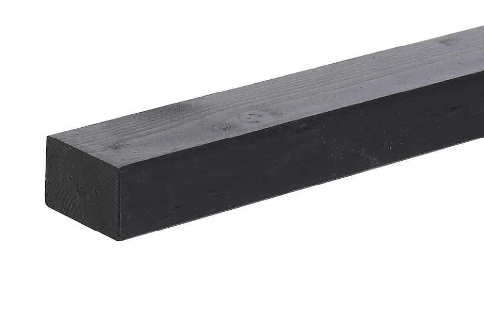 Stolpe 43x70x1650 mm sort