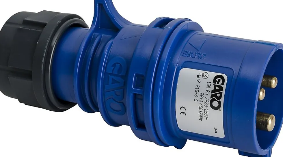 Støpsel cp 216-6 2 pluss jord