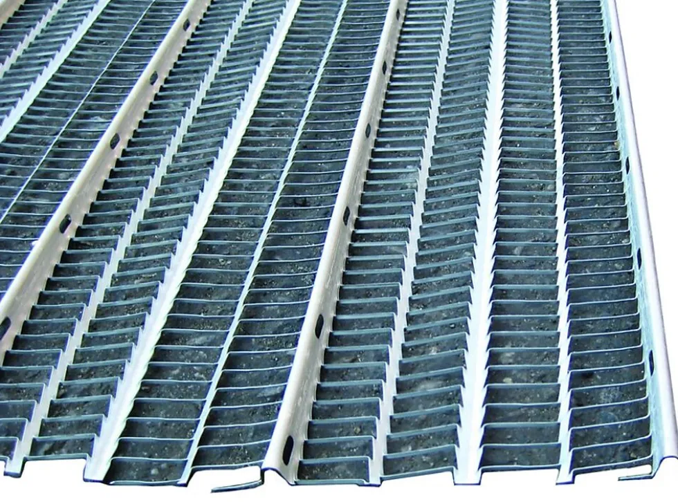 Strekkmetall galvanisert stål 0,6 x 2,5 meter 30 m²