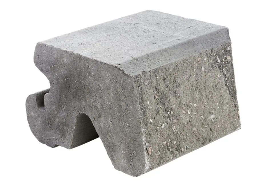 Støttemur mini knekt 25x28x17 cm