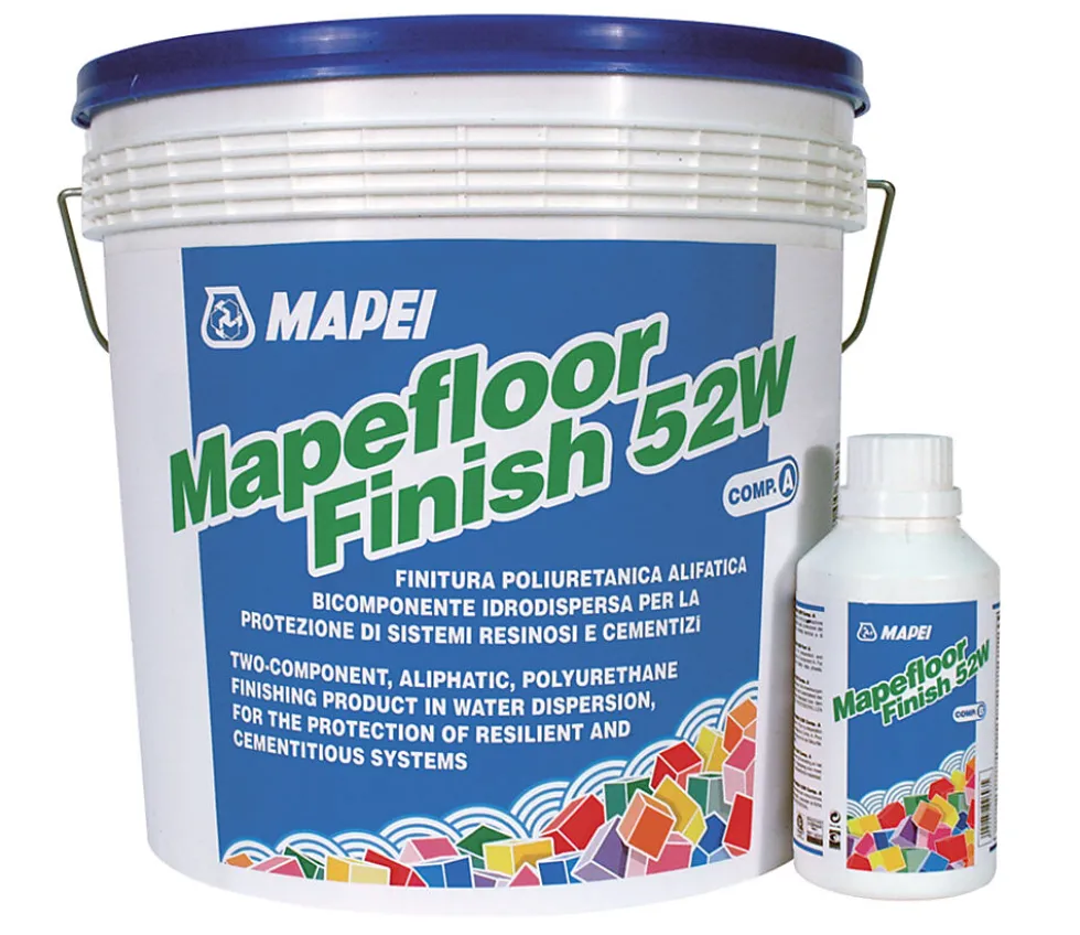 Støvbinder 4,7kg a 52w finish mapef mapefloor finish 52w 4,7 kg comp a