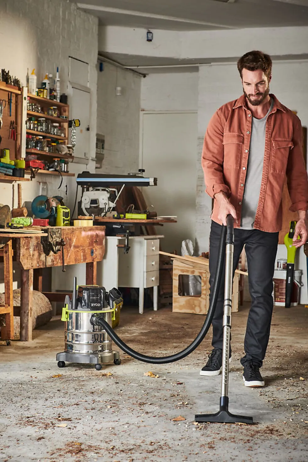 Støvsuger våt/tørr 18 volt