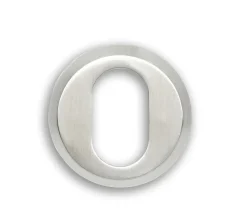 Sylinderskilt 41 13mm utv 316 sb børstet rustfritt stål