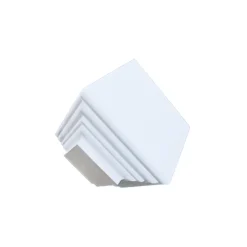 Takkloss utvendig 110x110x120 mm hvitmalt
