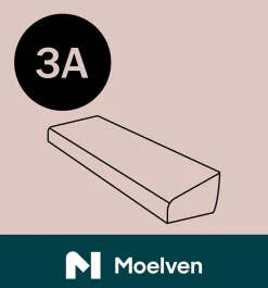 Taklist furu M205 klassisk hvit S0500N 21x34x4400 mm