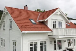 Takplate teglrød