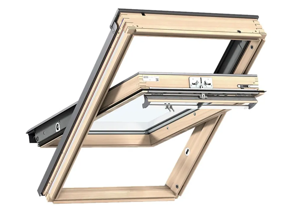 Takv mh 78x98 furu lakk 3-lags gl velux midthengslet 3-lags glass