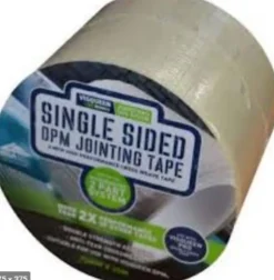 Tape ensidig til radonmembran 75mm x 25 mtr