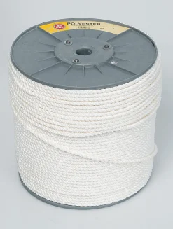Tau polyester 6mm hvit, 320m spol