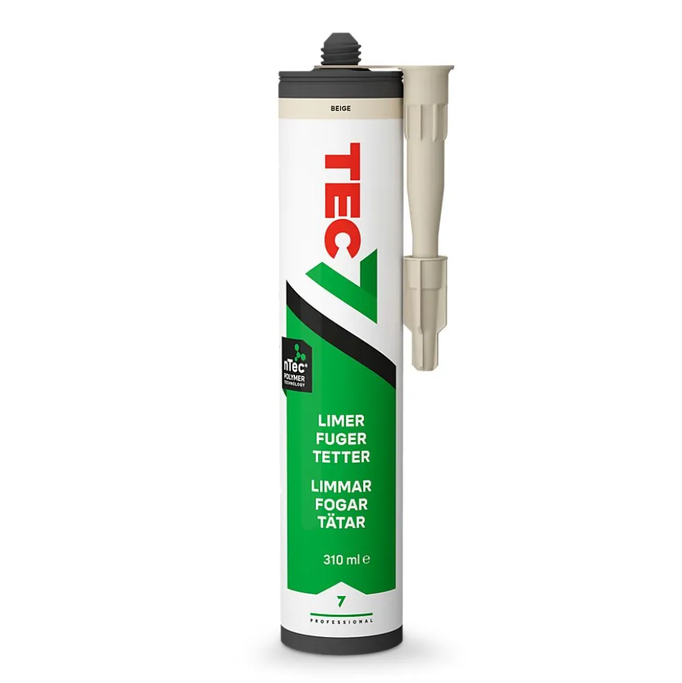Tec7 fugemasse hvit 310 ml