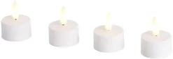 Telys 3D-LED flamme 4 stk