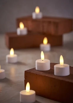 Telys 3D-LED flamme 4 stk