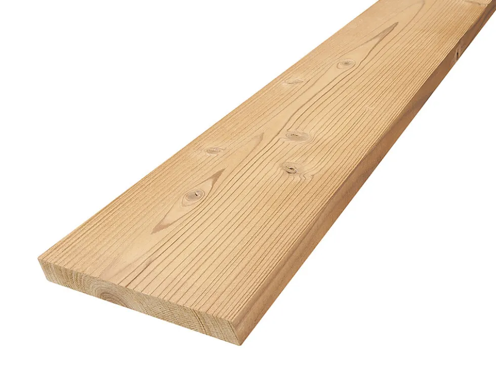 Termofuru terrassebord varmebehandlet furu 26x140 mm