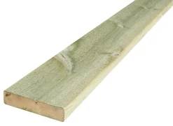 Terrassebord furu 28x120x5100 kl1 cu-impregnert