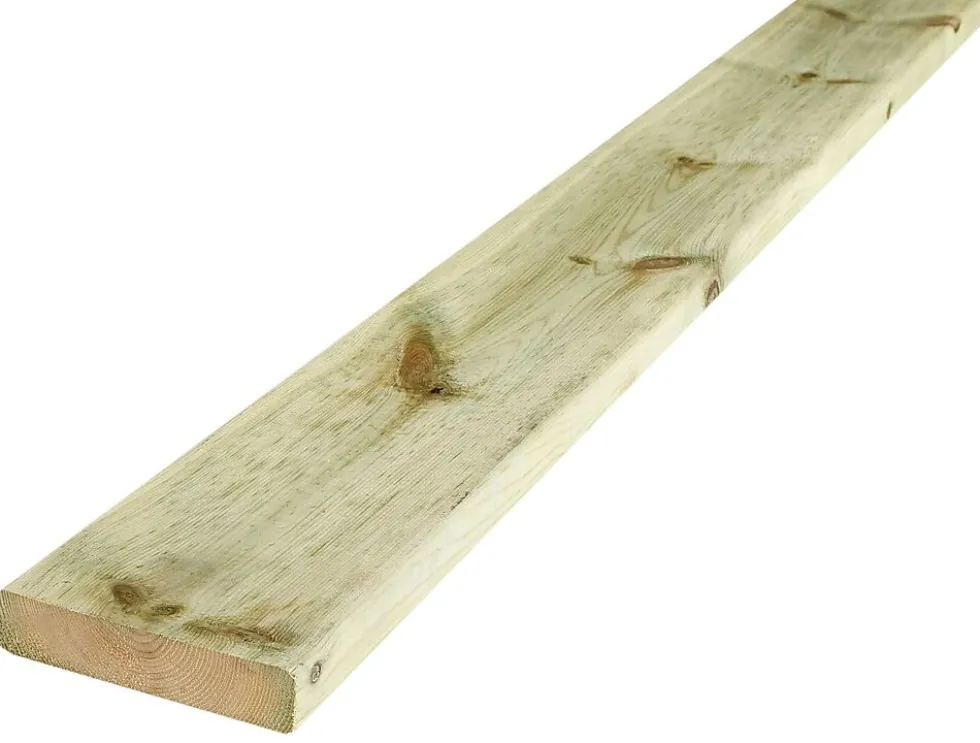 Terrassebord impregnert furu klasse 1 21x95 mm