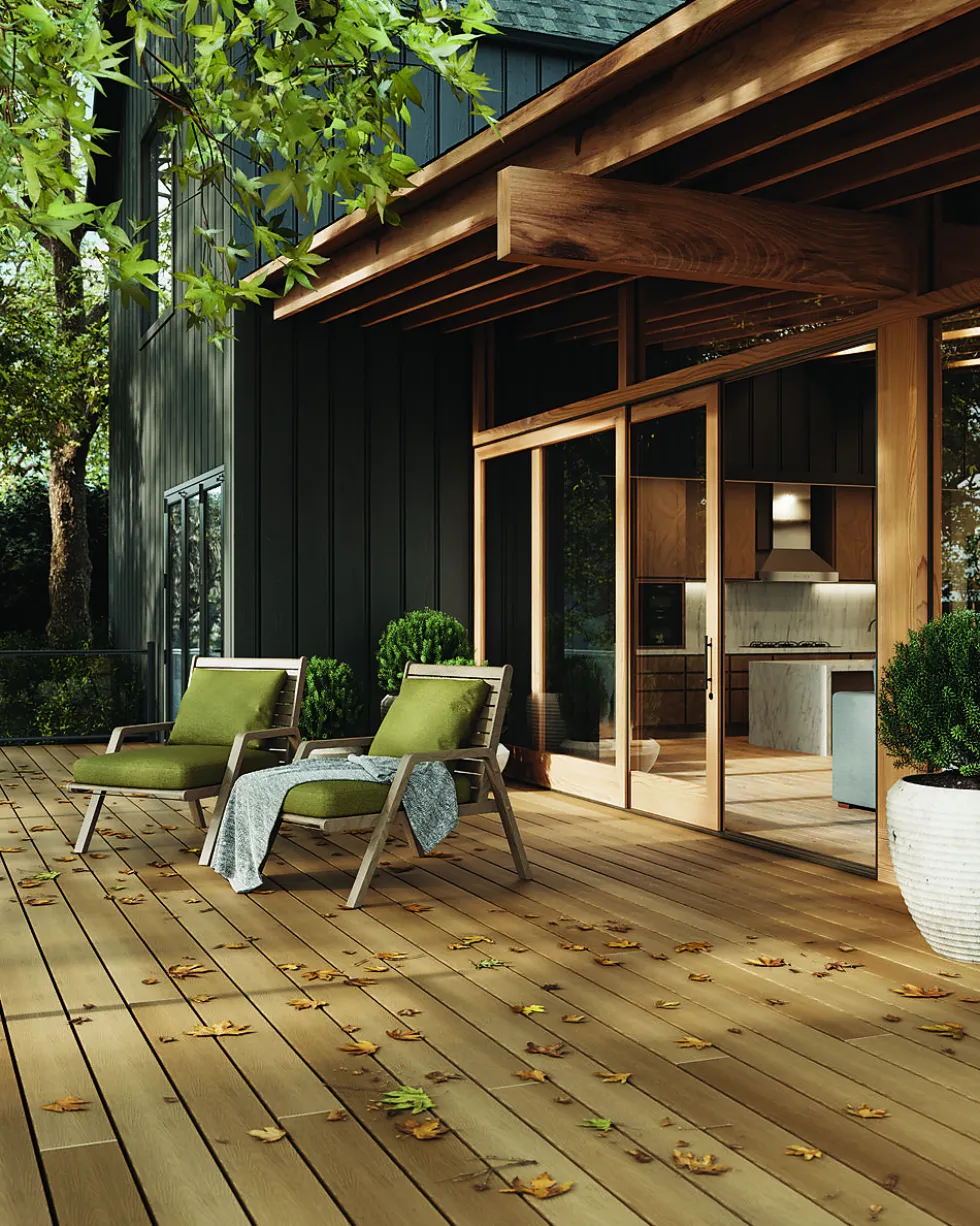 Terrassebord kompositt Prairie 24x137x4880 mm