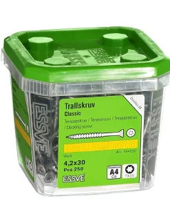 Terrasseskr classic 4,2x30 a4 a4-250 a4 syrefast stål
