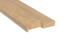 Terskel 80 cm anslag 22 mm hvitpigmentert lakkert eik