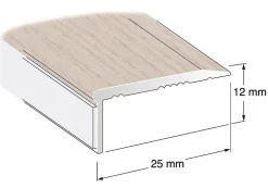 Terskellist fix nr 84 -2 meter hvitkalket eikfolie 2000x25x12