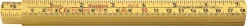 Tommestokk 1 meter glassfiber G61-1-6 metrisk gradering/engelsk tomme