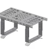 Topp platå tp p-230 sort ral 9005