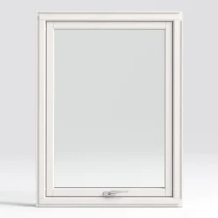 Toppsving vindu U12 90x90 cm hvit