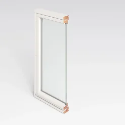 Toppsving vindu U12 90x90 cm hvit