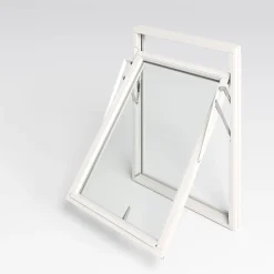 Toppsving vindu U12 90x90 cm hvit