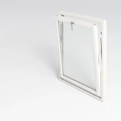 Toppsving vindu U12 90x90 cm hvit