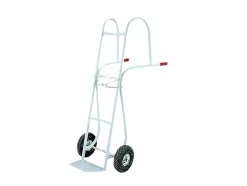 Transporttralle med luftgummihjul