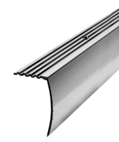 Trappenese polert aluminium boret