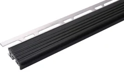 Trappeneseprofil svart 10mm 30mm bred