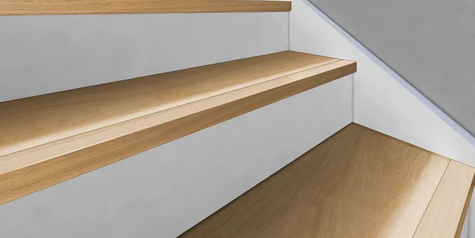 Trappenese 60x35 eik matt massiv 120cm woodloc