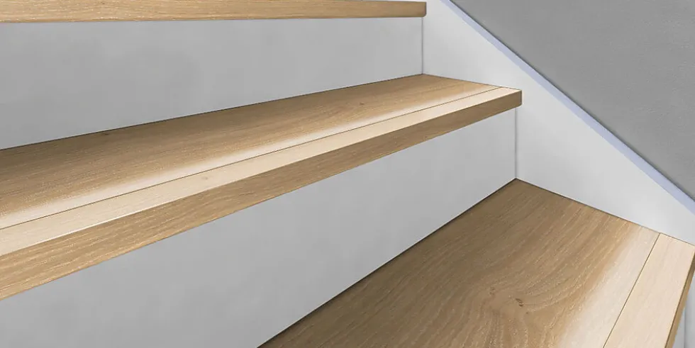 Trappenese 60x35 eik paris 183 massiv 183cm woodloc