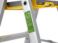 Trapp proff 55PN eloksert aluminium 3-trinn 0,70 meter