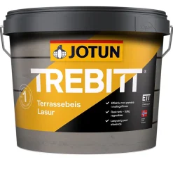 Trebitt terrassebeis shimmergrå 3 liter
