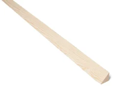 Trekantlekt gran ubehandlet diagonal 23x23 mm
