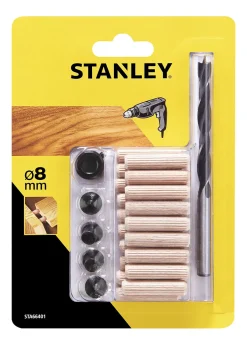 Treplugg sett 8mm sta66401 26 deler