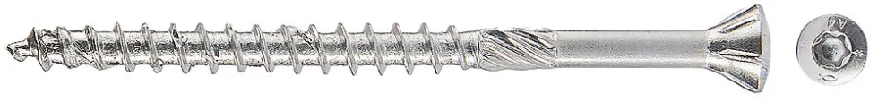 Treskrue a4 ftes tx20 syrefast 4,5 x 60 mm 1000 stk