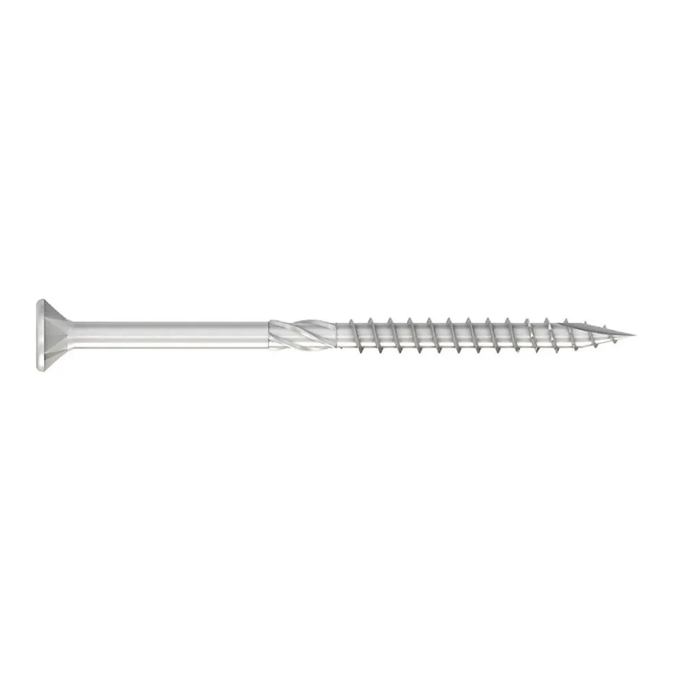 Treskrue A4 m/ senkhode 5,0x90 100 stk