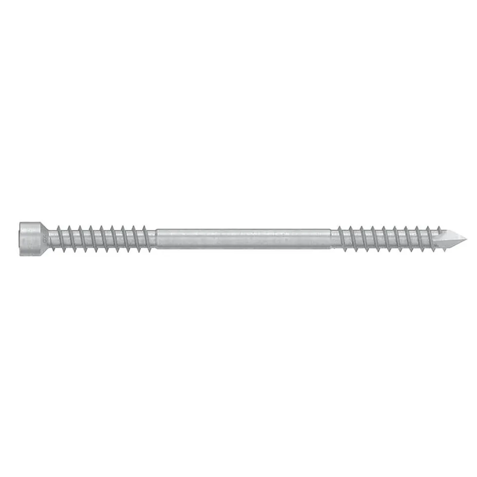 Treskrue dobbeltgjenget protec+ 6,5x160 50 stk