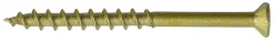 Treskrue inv 3,0x25 messing senk bk a20 senkhode pz 1 din 7997