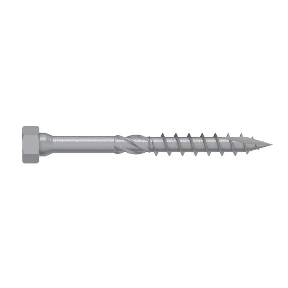 Treskrue sekskant IMP+ 10x120 mm 4 stk
